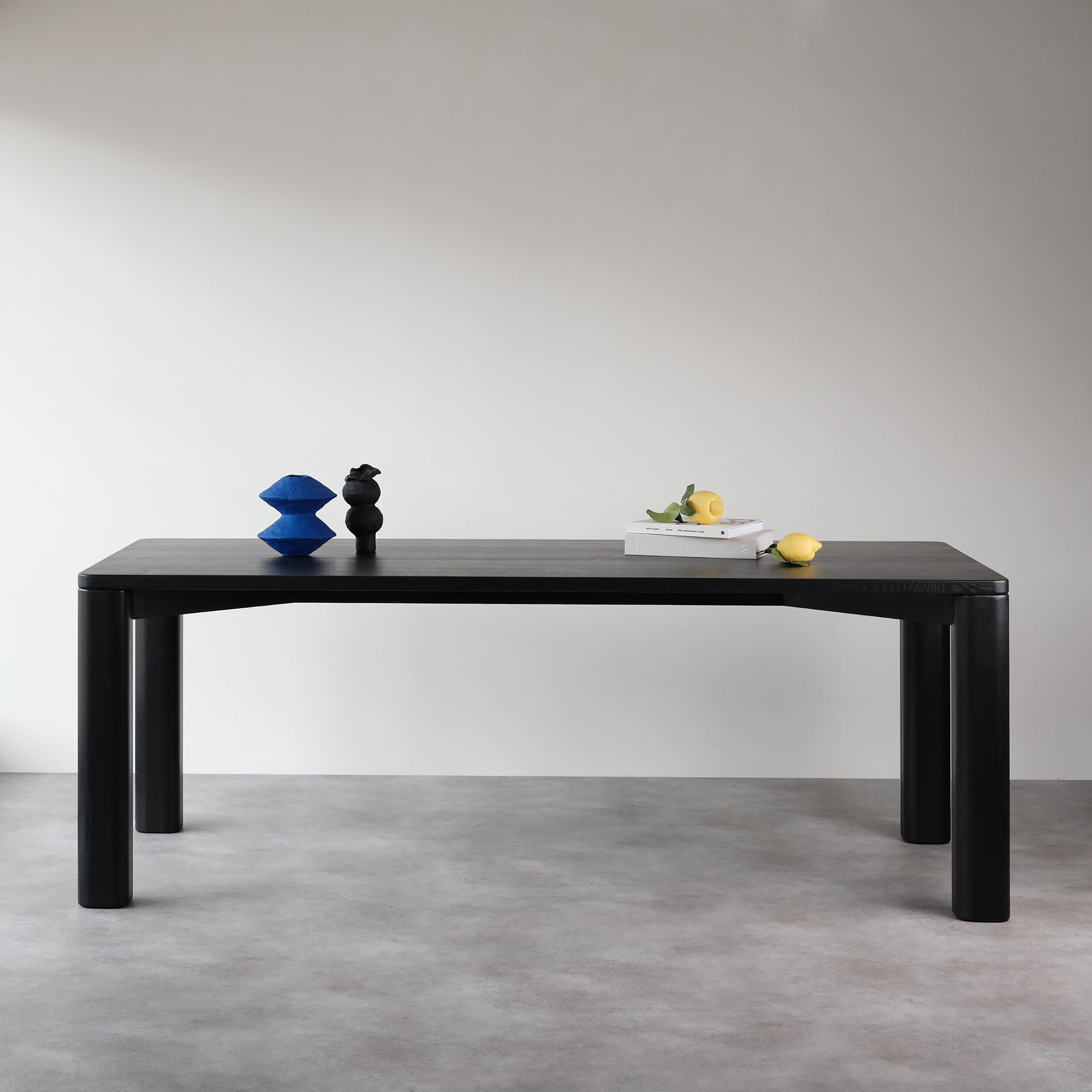 Corner Bar large black satin ash table Homeware Tate Shop Tate